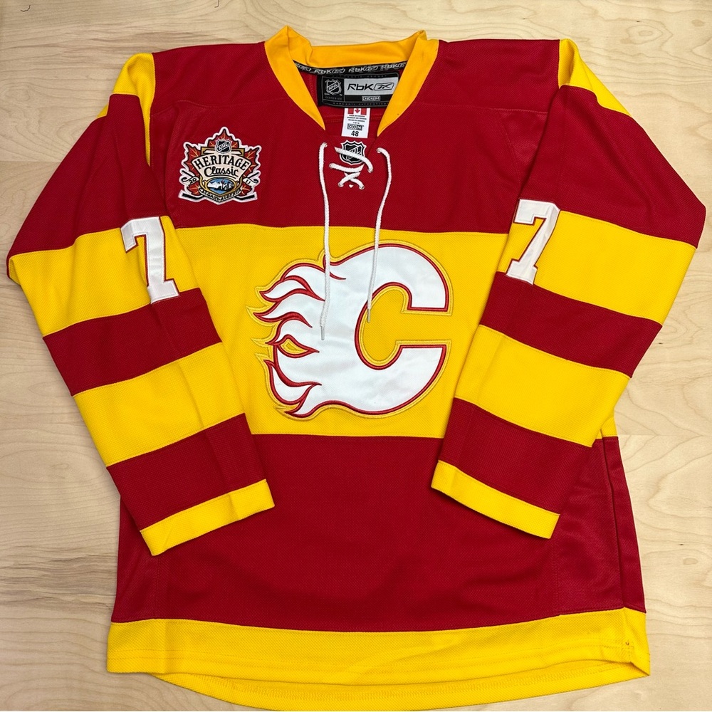 Calgary Flames 2011 Heritage Classic Jersey 48